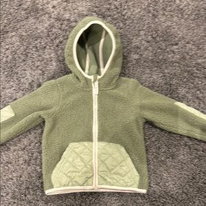 Toddler Fleece Jacket - Cat & Jack™ Olive Green 3T